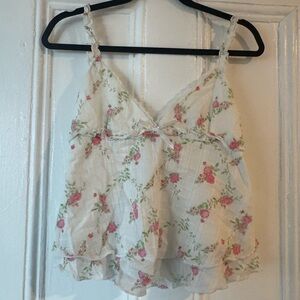 Floral Print Women's Tank Top